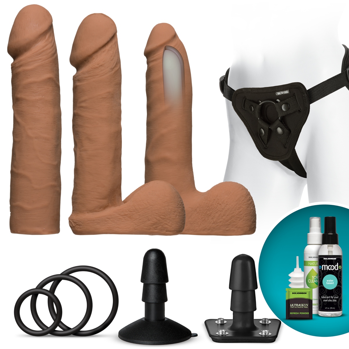 Vac-U-Lock Dual Density ULTRASKYN Set - Caramel
