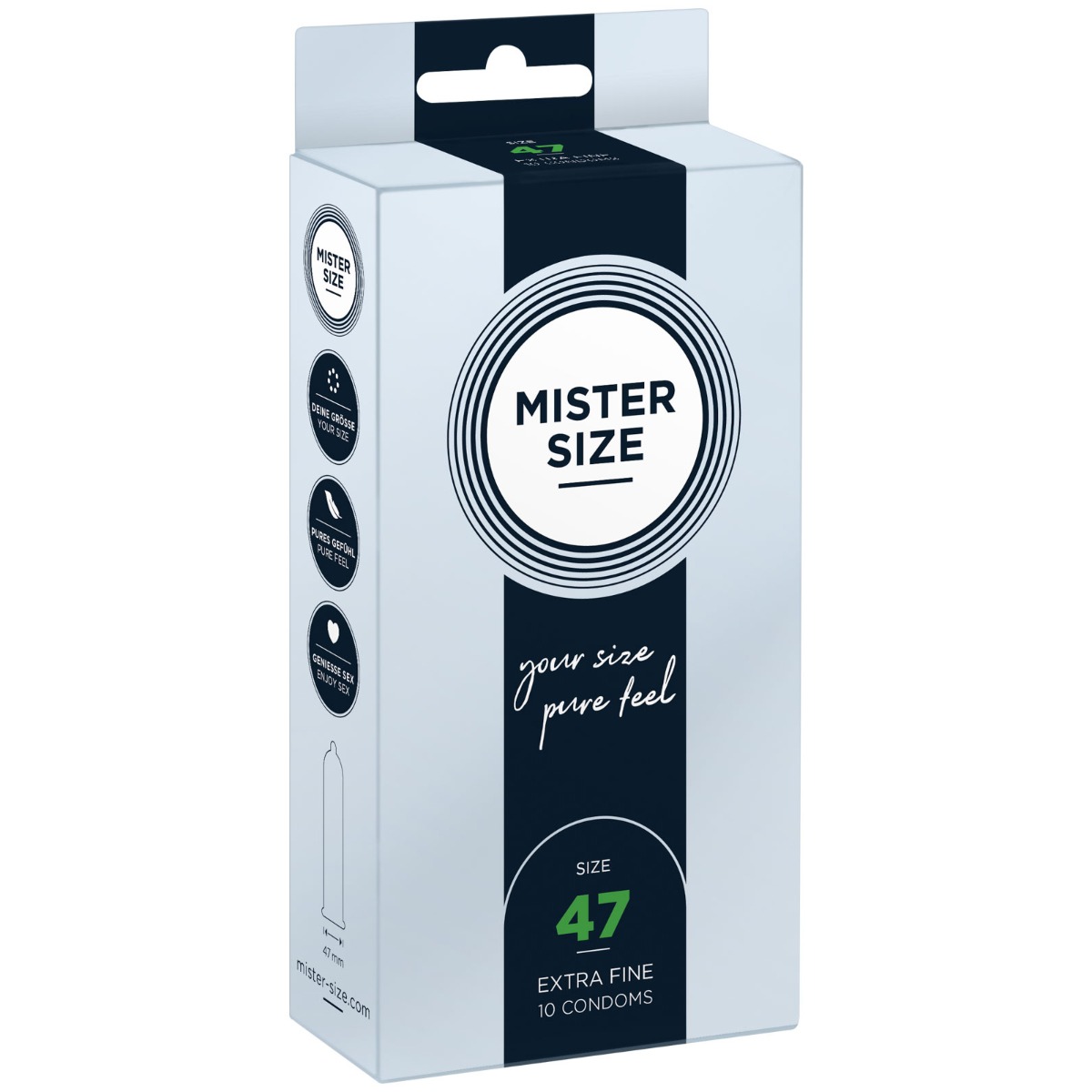MISTER SIZE - pure feel Condoms - 47 mm (10 pack)