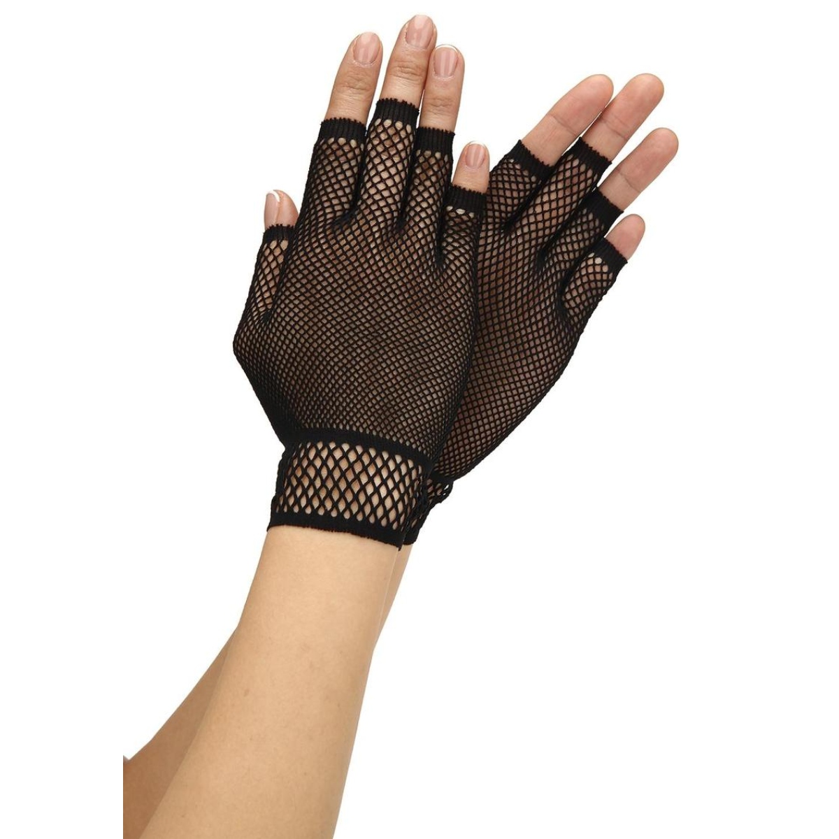 Baci Fingerless Fishnet Glove Black