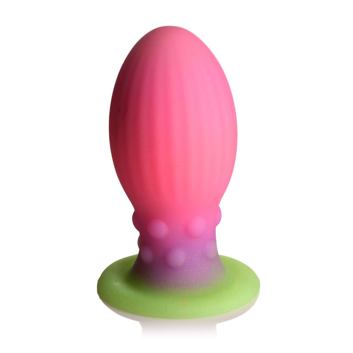 Creature Cocks Xeno Egg Glow in the Dark Silicone Egg Pink X-Large 6.1 Inch