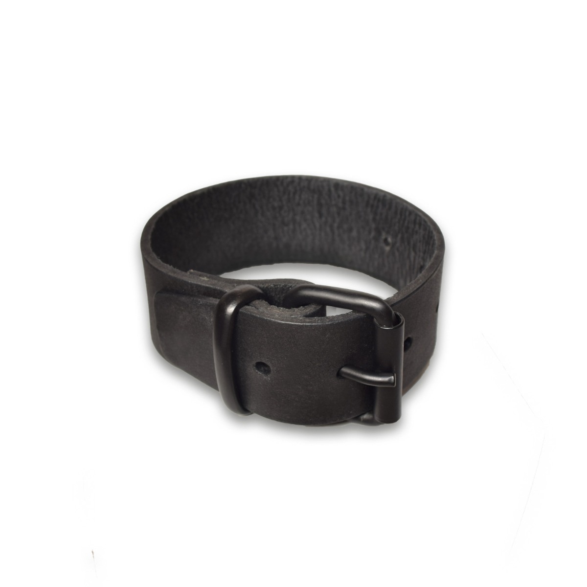 Prowler RED Leather Buckle Bicep Band Medium