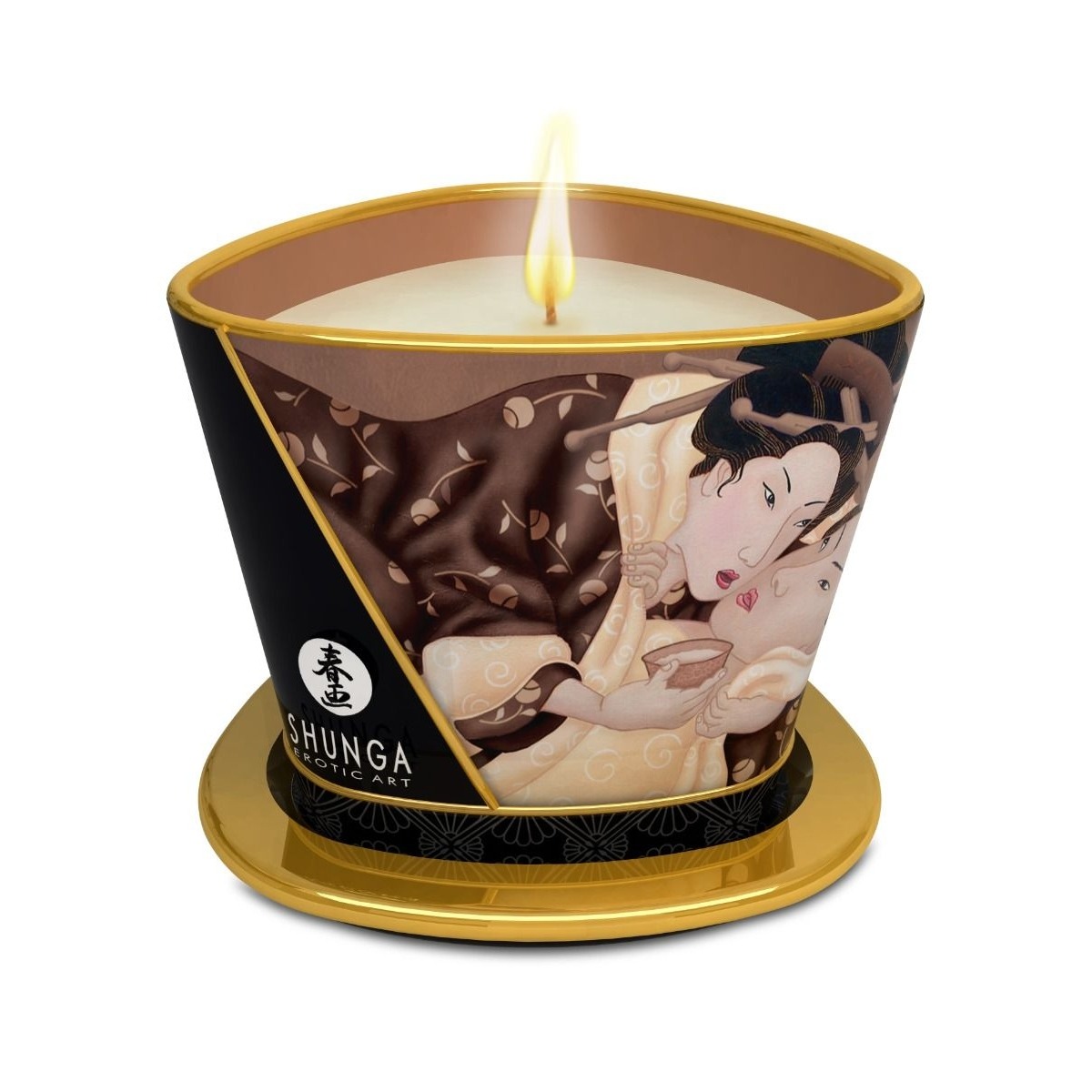 Shunga Massage Candles 170ml Excitation / Intoxicating Chocolate - Shunga - Massage - adult product at KS Store