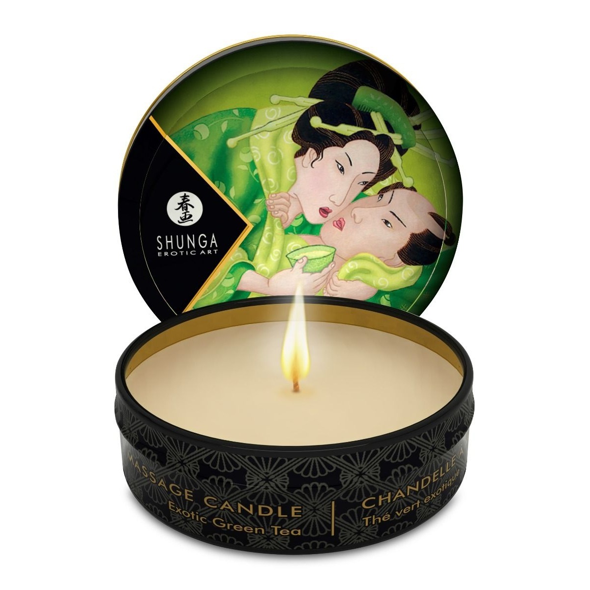 Shunga Mini Candlelight Massage Candles 30ml Zenitude / Exotic Green Tea - Shunga - Massage - adult product at KS Store