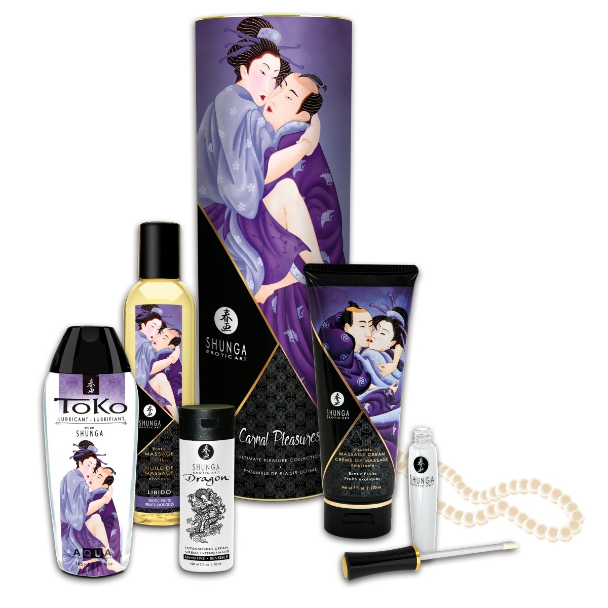 Shunga Luxury Gift Set Carnal Pleasures - Shunga - Massage - adult product at KS Store