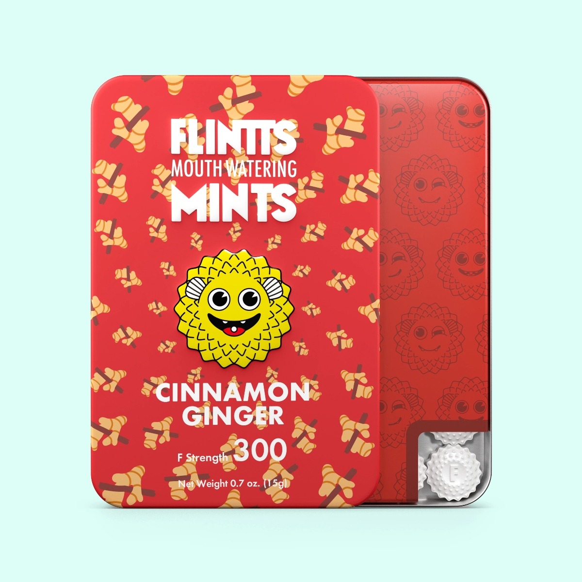 Flintts Mints Cinnamon Ginger F Strength 300 - Flintts Mints - General - adult product at KS Store