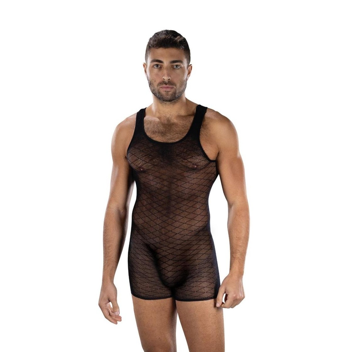 Envy Diamond Knight Romper Black - Envy - Lingerie & Underwear - adult product at KS Store