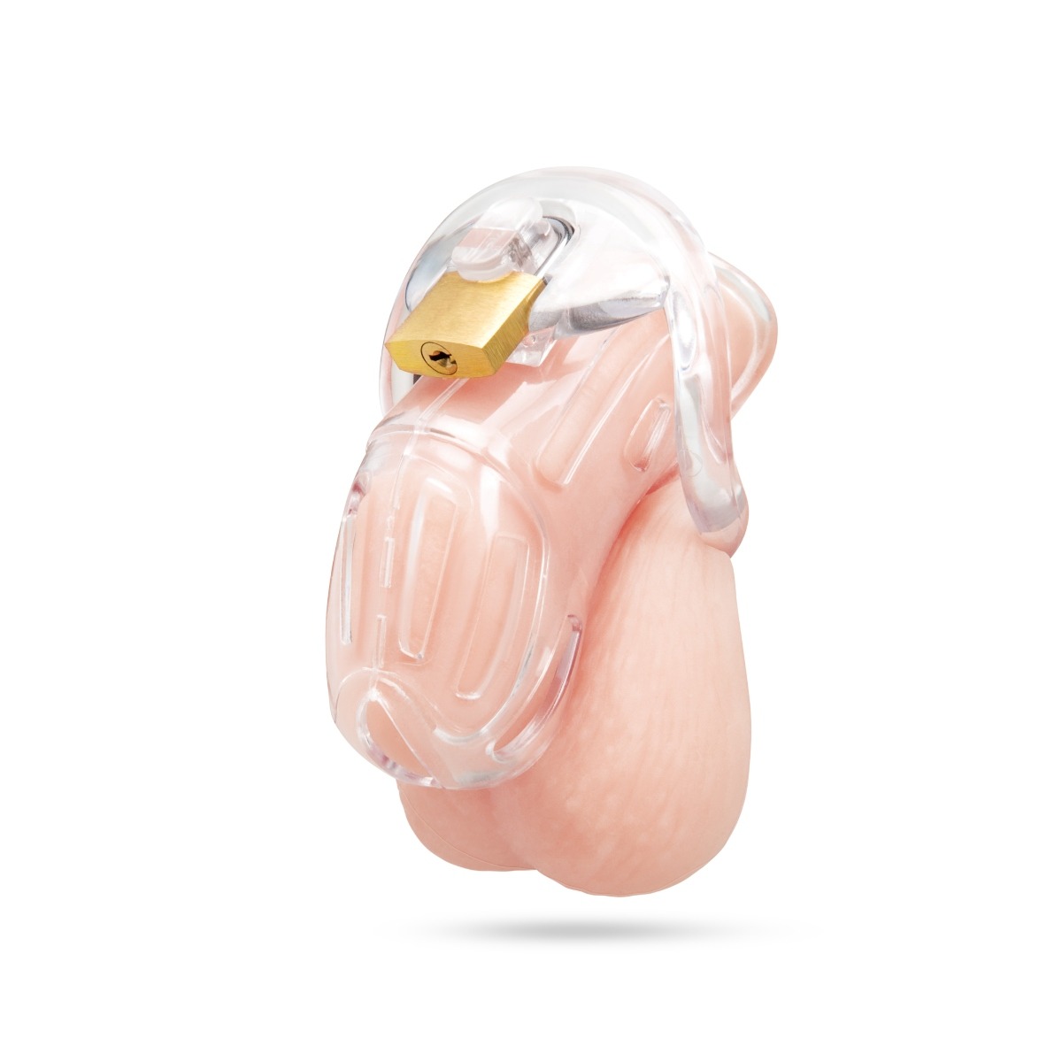 Blueline 2inch Acrylic See Through Chastity Cock Cage - Blue Line - Lingerie & Underwear - adult product at KS Store
