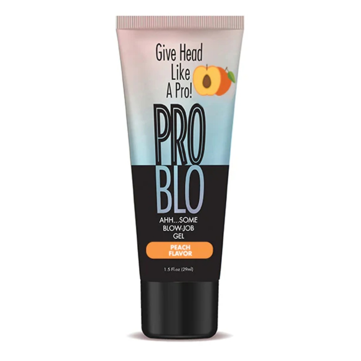 Pro Blo Oral Pleasure Gel Peach 1.5oz - Pro Blo - Lubricants - adult product at KS Store