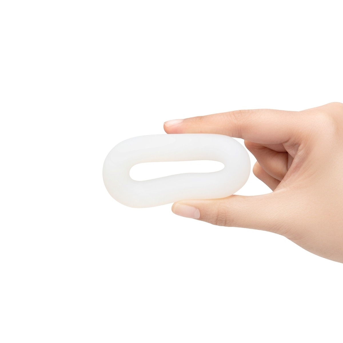 b-Vibe Flex Ring Loop Silicone Cock Ring Clear - B-Vibe - Toys & Accessories - adult product at KS Store