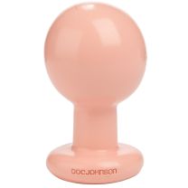 The Classic Round Butt Plug Large Vanilla