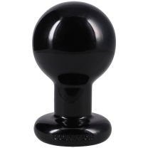 The Classic Round Butt Plug Large Black
