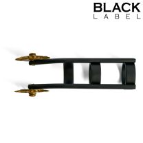 Cat Nail Double Pinwheel Black/Gold