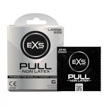 EXS Pull Large 60mm Non-Latex Condom 6 Pack