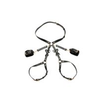 Black Bondage Harness w/ Bows XL/2XL