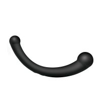 Vibrating Silicone G-Spot Stimulator - Black