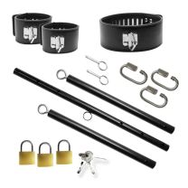 Master Series Dominion Bar Spreader Bar With Collar & Restraints