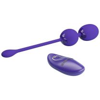 Pretty Love Willie Youth Rechargeable Remote Control Kegel Balls Purple