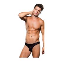 Envy Mesh Thong Black