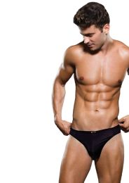 Envy Microfiber Thong Black