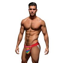 Envy Rainbow Pride  Jock Red LXL