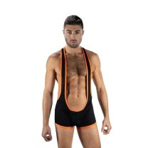Envy Flex Open Back Singlet Black 