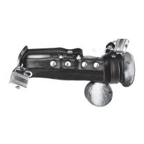 Blueline Gimp Cock Locking Chastity Sheath With Double Metal Cock Ring