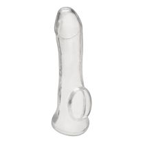 Blue Line 6.25inch Transparent Penis Enhancing Sleeve Extension