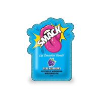 Smack Lickable Massage Oil 3ml Pouch Blue Raspberry