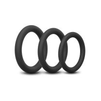 b-Vibe Snug Ring Lite 3 Pack Snug Fit Silicone Cock Ring