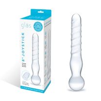 Glas 8inch Joystick Dildo Clear
