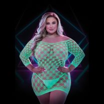 GLOW IN THE DARK MINI DRESS - Q