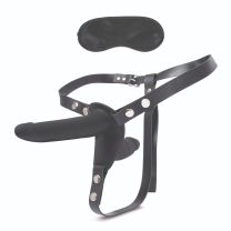 Lux Fetish Silicone Strap on Harness Dildo