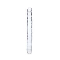 Me You Us Ultracock Clear Jelly 15in Double Ender