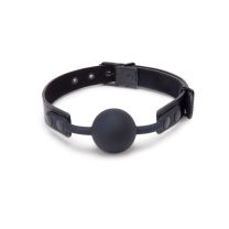 Me You Us Silicone Ball Gag Black