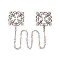 Me You Us Flower Design Nipple Chain