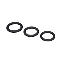 Me You Us Signature The Chubby 3 Ring Set Black