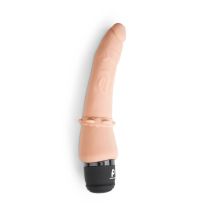 Powercocks 7" Slim Anal Realistic Vibrator Flesh