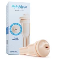 Autoblow AI Ultra Reusable Mouth Sleeve Vanilla