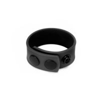 Prowler RED Black Silicone Cock Strap