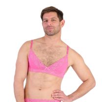 Prowler Pink Lace Bra Xxlarge