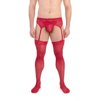 Prowler Red Lace Garter Set Small