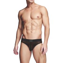 Prowler RED Fishnet Ass-less Brief Black