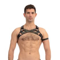 Prowler RED Cross Harness Black/Green S/M