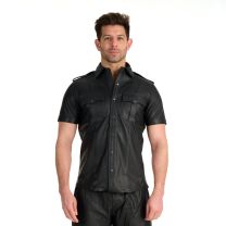Prowler RED Police Shirt Black Large