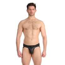 Prowler RED Hole Punch Jock Black Medium
