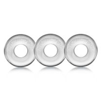 Oxballs Ringer 3-pack of DO-NUT-1 Clear