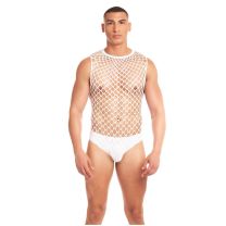 Rainbow Party Full Effect 2 Piece Set White LXL