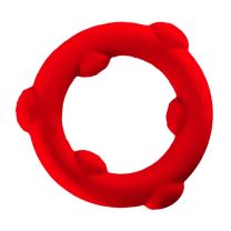 SPINNER single silicone ring RED SILICONE