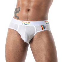 TOF Paris Joyful Pride Briefs White 