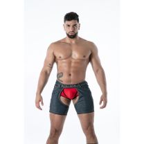 TOF Paris Raw Denim Chaps Shorts Small